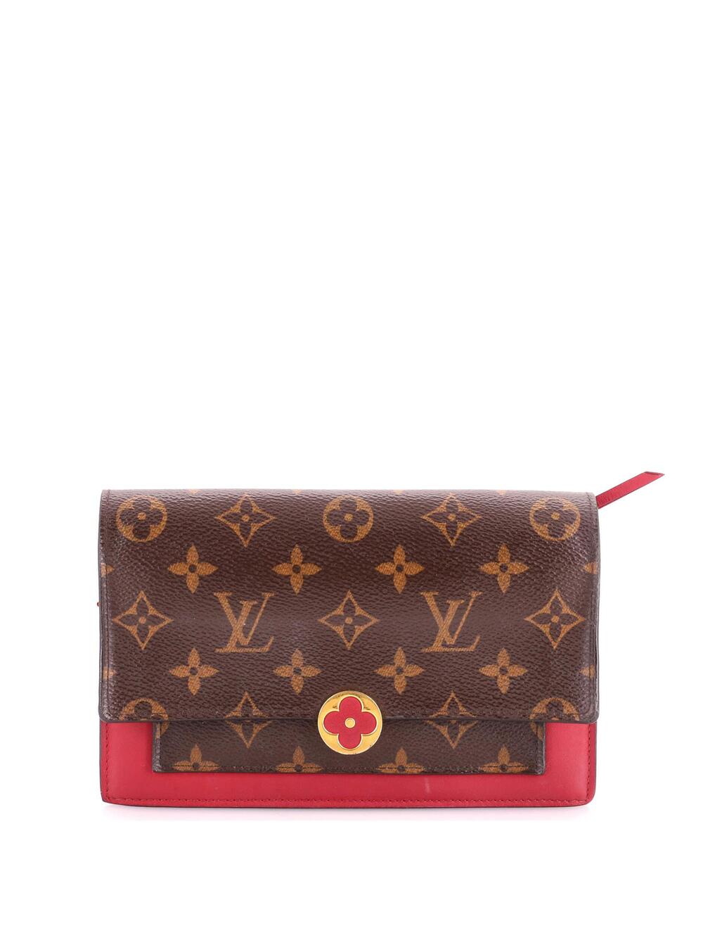 Louis Vuitton Flore Chain Wallet Canvas #370055L12B